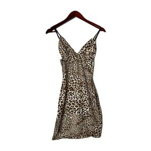 Forever 21 Leopard Print Patterned Mini Dress